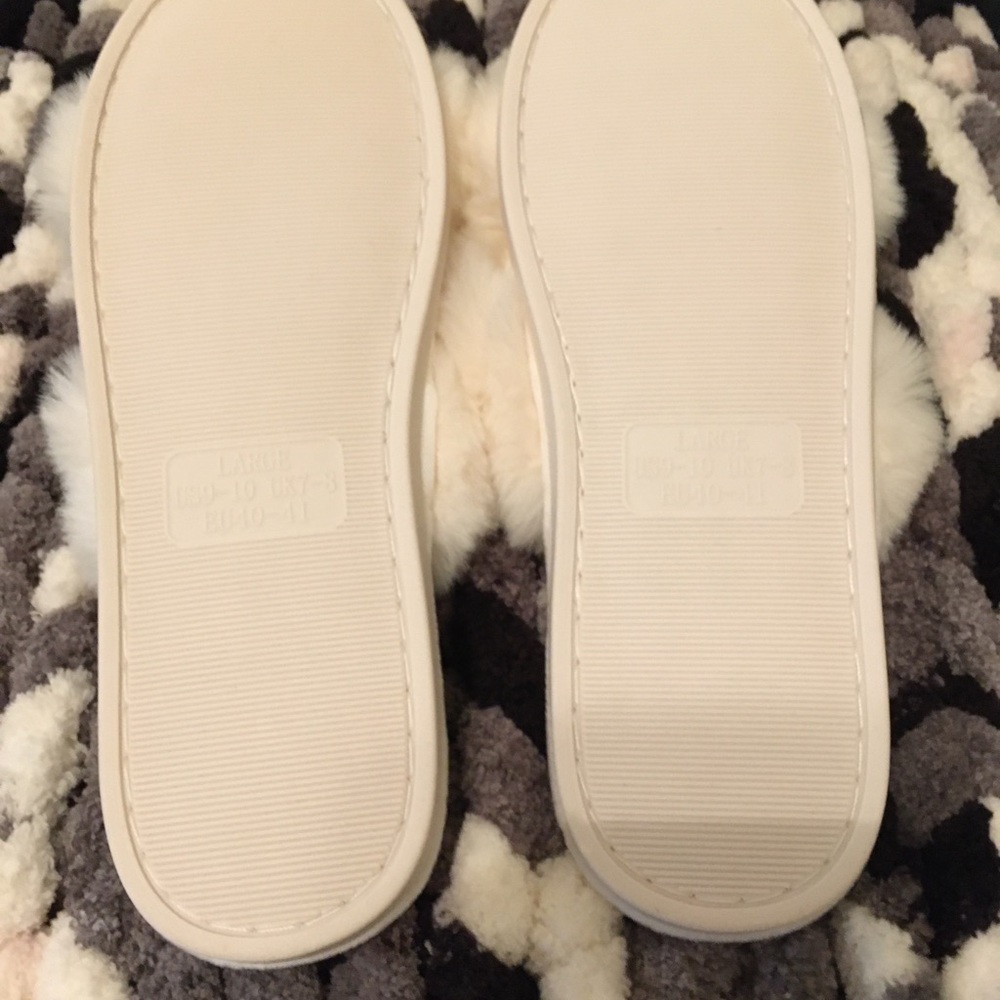 Slippers Faux Rabbit Fur - Picture 3 of 5